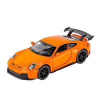 1/32 Porsche 911 GT3 RS Metalinis liejamas lenktyninio automobilio modelis Kolekcija Pomėgiams Dekoratyvūs smulkūs papuošalai Garsas Šviesa Žaislas Dovana Draugams oranžinė
