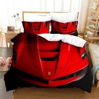 Automobiliai Transporto priemonės Patalynės komplektas Berniukų miegamojo dekoras Sportiniai automobiliai 3D spausdinimas Antklodės užvalkalų komplektas Vienvietis Twin Dvigulis Pilnas Queen King Suaugusiems 150*200cm 3pcs