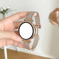 18 mm metalinė apyrankė, suderinama su Huawei Watch GT5 GT4 41 mm/GT5pro 42 mm, prabangi moteriška apyrankė Huawei Watch 5 42 mm GT5Pro 42mm smėlis