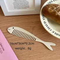 Pointed Tail Comb Tulip Acetate Comb Animal Puppy Makeup Comb Hair Accessories Wide Toothed Hairdressing Combs Household brown
