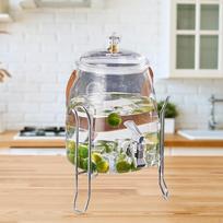 Beverage Dispenser Cold Kettle with Faucet Container Large Capacity Water Jug Fruit Teapot Bucket 5L