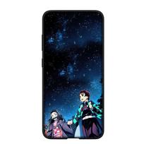 Dėklas skirtas Samsung Galaxy S25 S23 S22 S24 Ultra FE A05 A06 A15 A16 A36 A37 A35 A54 A55 A56 A57 A25 A26 A53 Nezuko Demon Slayer Tanjirou Muichiro Tokito for iPhone 6 Plus rausvai ruda