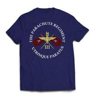 Britų oro desanto pėstininkai Parachutistų pulko emblema Marškinėliai 100% medvilnė Apvalus kaklas Trumpomis rankovėmis Laisvalaikio vyriški marškinėliai Dydis S3XL S brown