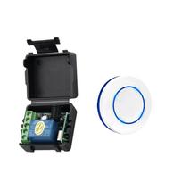 433MHz Belaidis Apvalus Mygtukas Nuotolinio Valdymo Pultelis 110V 220V 240V Mini Imtuvas RF Saugos Jungiklio Modulis Namų LED Lemputei