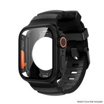Silikoninis dirželis+Dėklas Pakeisti į Ultra Apple Watch Ultra 11 10 9 8 7 6 5 4 SE iWatch 46mm 49mm 45mm 44mm Ekrano apsauginės plėvelės 44mm series 6SE54