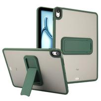 Skirta iPad 5-os, 6-os 9,7  7-os, 8-os, 9-os 10,2  Air 4, Air 5, Air 11 A16 Pro11 10-os iPad mini 4, 5, 6, 7 modeliams Kietas PC+TPU dangtelis su stoveliu iPad10.2 7th 8th 9th žalia