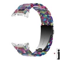 Spalvingas dervos dirželis, skirtas Samsung Galaxy Watch 8 40mm 44mm 8 Classic 46mm išmaniajam laikrodžiui, pakeičiama juosta Galaxy Watch Ultra2025 Galaxy 7 Ultra 47MM gray