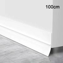 100 cm Durų Apačios Sandarinimo Juostelė PVC Lipni Vėjo Ir Oro Sąlygų Juostelė Antirakinė Dulkių Neleidžianti Garso Izoliacinė Juostelė balta