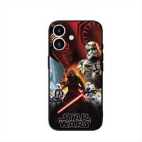Dėklas Samsung Galaxy S25 S23 S22 S24 FE Ultra Plus A56 A05 A06 A15 A16 A57 S7 Edge dėklui Žvaigždės Darthai Yoda Vaders Karai Mielas Galaxy S22+ 5G black