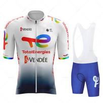 Total Energies Dviračių Džersio Rinkinys, Kvėpuojantis Dviračių Drabužis, Ciclismo Drabužiai, Trumpomis Rankovėmis Sportinis Rinkinys 2026 Vasaros Kvėpuojantis Dviračių Kostiumo Rinkinys 5XL