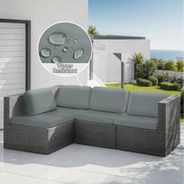 Lauko pagalvių užvalkalai Vandeniui atsparūs tampomi sofų užvalkalai Elastingi terasos baldų apsaugai Svetainės kampinės sofos komplektai 1-Seat Cover gray