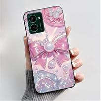 Spausduotas telefono dėklas Nokia HMD Pulse PRO/HMD Pulse/HMD Pulse+ Coque Minkšto silikono juodas korpusas Mielas gėlių animacinis dėklas HMD Pulse Pro pink