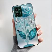Spausduotas telefono dėklas Nokia HMD Pulse PRO/HMD Pulse/HMD Pulse+ Coque Minkšto silikono juodas korpusas Mielas gėlių animacinis dėklas HMD Pulse Pro