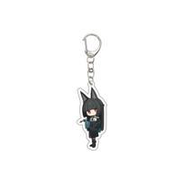 55MM Anime Zenless Zone Zero Keychain Hoshimi Miyabi Key Chain Acrylic Model Plate Christmas Gifts 55MM gray