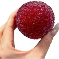 Rankų darbo 2,8 colio kadagio uogų streso kamuoliukas minkštas žaislas formuojamas neatsitrenkiantis Fidget žaislai Asmr šlapias spaudžiamas kamuoliukas nuo streso