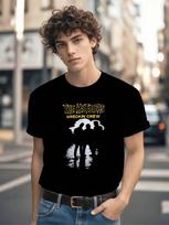 THE METEORS 90s Wrecking Crew Vintage Band Graphic T-shirt - 100% Retro Rock Tee for Men & Women L gray