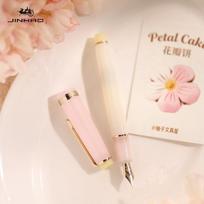 JINHAO 82 Fountain Pen 2026 Limited Edition Gingerbread Men Limited Edition! Gold Nib & Clip School Office Supplies Stationery (as the picture,M)