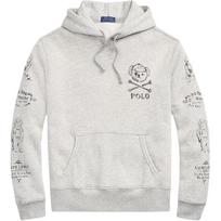 Polo Ralph Lauren Polo Bear FW26 Hoodie With Bear Pattern Print Men hoodies 710791727-001 XL white