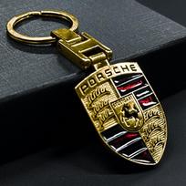 3D Metalinis Porsche Cayenne Panamera Macan 911 Taycan Boxster Cayman 918 Pajun Automobilio Stiliaus Raktų Pakabukas Raktų Grandinėlė Raktų Žiedas Aksesuaras brown