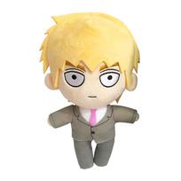 Mob Psycho 100 Reigen Arataka Minkštas pliušinis žaislas Lėlė Pagalvė Kimštas gyvūnas Dovana Vaikams Kalėdos 20cm beige