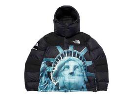 Supreme The North Face Laisvės statulos Baltoro striukė Juoda S black
