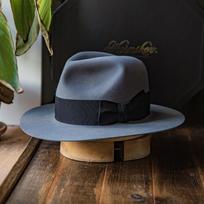 Prabangus vilnos veltinio fedoros skrybėlė Prancūziško stiliaus Unisex Nesenti Elegantiškas Rudens Žiemos Mada gray