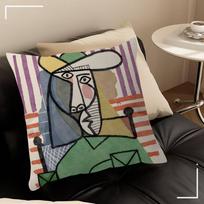 Tapybos meno Pikaso Pagalvė Pagalvės užvalkalas Užvalkalas Baldų apmušalas Sofa Mesti pagalvę Namų dekoras Pagalvės užvalkalas Peach skin 35*35(CM)-1Pcs