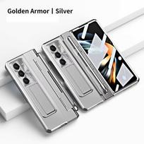 For Samsung Galaxy Z Fold 8 Ultra 7 6 5 4 3 360 Full Protection Hinge Case Folding Cover Tempered Glass Film Stand PC Cover case Opp Bag&For Samsung Galaxy z fold3