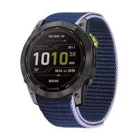 „Garmin Epix MARQ Gen 2 Athlete Adventurer Aviator 2 Forerunner 955 945 935“ laikrodžio dirželis, 22/26 mm nailono dirželis, skirtas „Garmin Epix MARQ Gen 2 Athlete Adventurer Aviator 2 Forerunner 955 945 935“ laikrodžio apyrankei, apyrankei 22mm Instinct 2 tamsiai mėlyna spalva