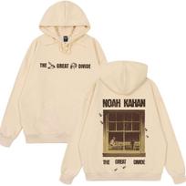 Noah Kahan Didžiojo Skilimo Turo 2026 Grafinis Džemperis Vyrams Moterims Mados Puloveris Laisvas Atsitiktinis Hip-hop Aukštos Kokybės Džemperiai XXXL chaki