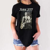Joan Jett T-Shirt Retro 1980s Style Band Unisex PA3107_30 XXXXL black