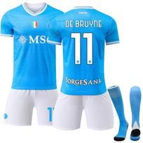 2526 Serie A Nr. 11 De Bruyne marškinėliai 19 Hojlund Napoli namų Lukaku futbolo marškinėliai M