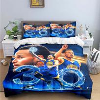 Fashion Basketball Star S-Stephen C-Curry  Print Bedding Sets Bed Supplies Set Duvet Cover Bed Comforter Set Bedding Set Gift 140x200cm