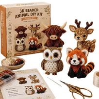 3D Karoliukų Gyvūnų Pasidaryk Pats Rinkiniai Rankų Darbo Gyvūnų Karoliukų Amato Rinkinys 7 Stiliai Priedai 7 Stiliai Priedai