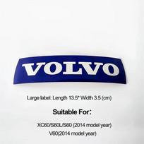 VOLVO XC60 S60 XC70 XC90 S40 S80 V60 Priekinių grotelių emblema Ženkliukas Galinių durelių emblema Lipdukas Vairo lipdukas Priedai JL9 blue