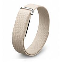 Oficialus nailono+silikono kilpos dirželis Google Fitbit Air kvėpuojančiai apyrankei, apyrankės aksesuarai Google Fitbit Air Google Fitbit Air beige