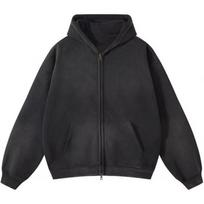 Women's Tie Long Sleeve Zip Up Hoodie Casual Hooded Sweatshirt for Spring Fall M juoda