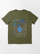 The Cure 1992-The-Cure-Wish-Tour-front--1 Essential T-Shirt XL samanų žalios spalvos