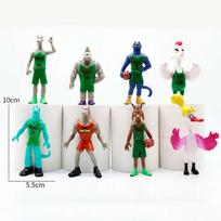 Model  Hot Cartoon Miracle Dream Team Anime Figures GOAT Cosplay Action Pvc Desktop Statue Ornament Collection Toy Kids Gift blue