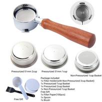 Delonghi EC685 EC680 Kavos Portafilter 51MM Filtro Be dugno Portafilter Nespaudžiamas/ Spaudžiamas Kavos Priedai For Delonghi EC685