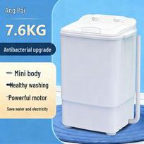 Angpai 7,6 kg kompaktiška pusiau automatinė mini skalbimo mašina su gręžimo funkcija namų naudojimui