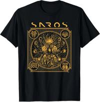 Saros Golden Deity Sigil T-Shirt L brown