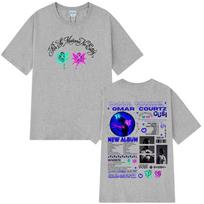 Omar Courtz Por Si Mañana No Estoy 2026 Tour Concert Graphic Print Women And Men T-shirt XXXL gray