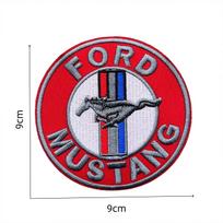 Siuvinėjamos aplikacijos Punk Rock drabužių ženkleliai Lipdukai Kuprinės lipdukai Ford Mustang Shelby Fiesta Edge Mondeo Kuga F150 Hot melt adhesive