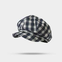 Women S Plaid Beret Hat Large Head Size College Style Japanese Vintage Autumn One Size juoda