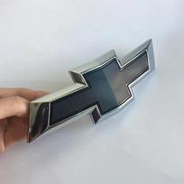 3D Automobilio Priekinės Variklio Dangčio Grotelių Emblemos Lipdukai Chevrolet Malibu XL 2009-2014 2015-2018 2017 2011 Galinio Kamieno Ženkliuko Dangtelio Lipdukai Rear emblem&15-18 Malibu gray