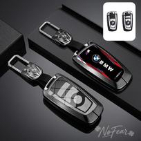 Lydinio automobilio nuotolinio rakto dėklas Dangtelis Korpuso apsauga BMW M Performance F30 F20 F10 F18 F22 F01 X3 X4 F06 F02 M3 M5 Automobilio lipdukai black