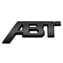 3D metalinis ABT lipdukas automobilio galinės bagažinės raidės logotipas A3 A4 A5 A7 A7 Q3 Q5 Q7 TT RS6 RS3 priedai 115x45mm