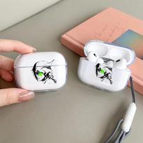 Anime Ulquiorra Cifer Skaidrus TPU dėklas Airpods Pro 2 1 3, minkštas silikoninis dangtelis Air Pods4 1/2/3Ausinių dangtelis for Airpods Pro