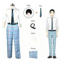 Gojo Wakana Cosplay Kostiumas Uniforma Mokyklinė Mėlyna Samue Perukas Anime Mano Pasipuošimo Brangusis Sono Bisque Lėlė Wa Koi Wo Suru Darbo Apranga S smėlis